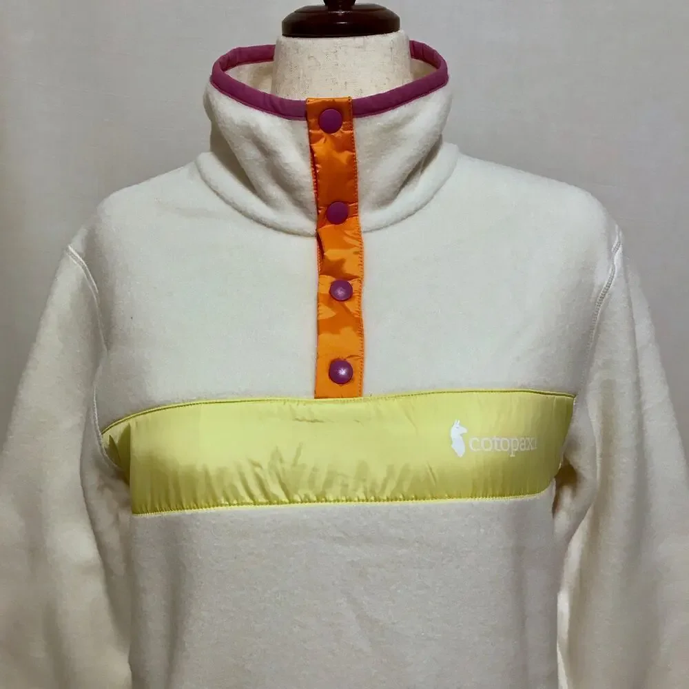 Cotopaxi NWT Ivory Teca Fleece Pullover Jacket Women XL *Pls See Description*